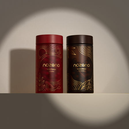 NOZONO Genome Renewal Duo – NAD+ Prime- ja LifeCharge-paketti pitkäikäisyyteen