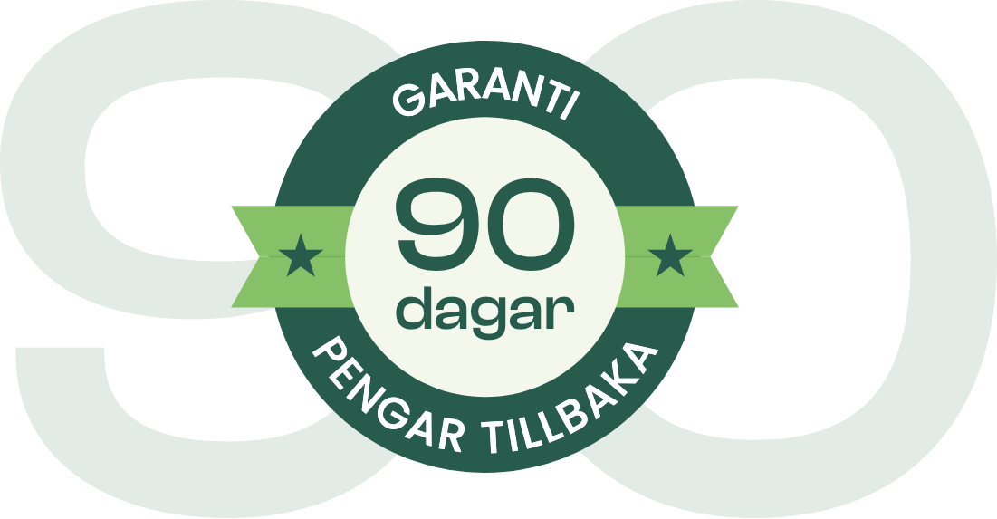 90 dagars pengarna-tillbaka-garanti